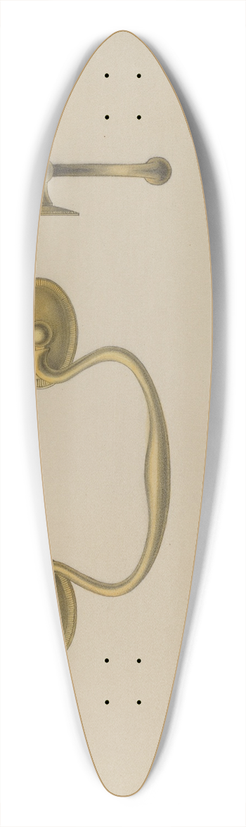 Philip Johnson - Drawer Pull 39.3 inch art pintail longboard deck