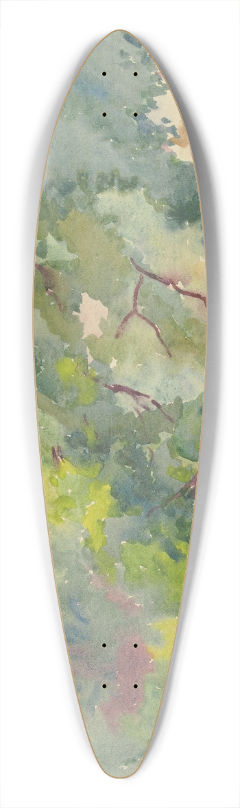 Philipp Franck - Taunusweg 39.3 inch art pintail longboard deck