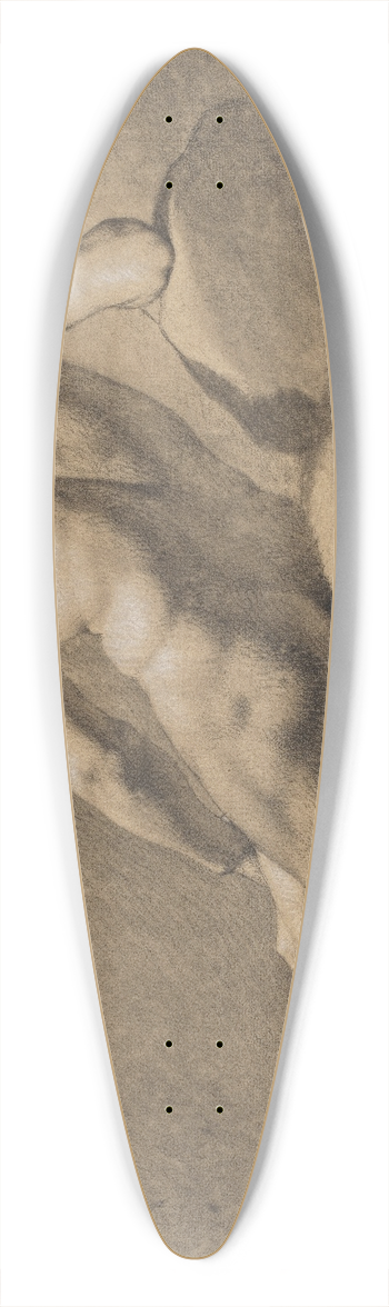 Philipp Jakob Becker - Untitled 39.3 inch art pintail longboard deck