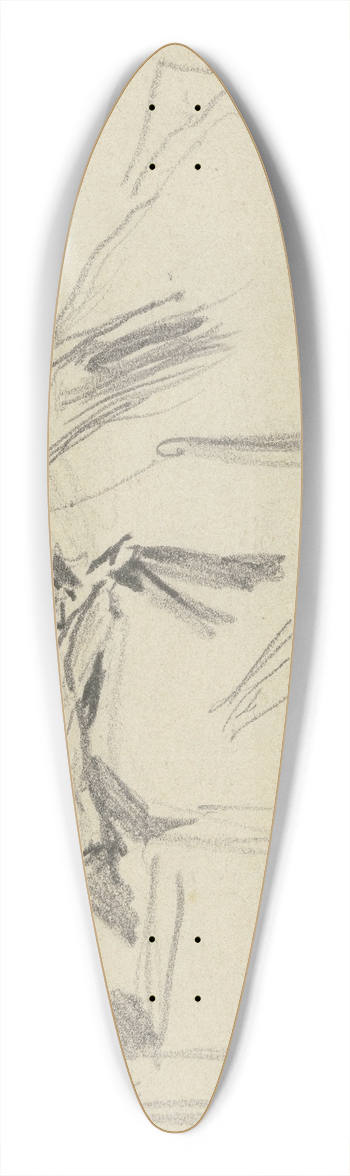 Philipp Rumpf - Auf dem Sofa eingeschlafene Frau 39.3 inch art pintail longboard deck