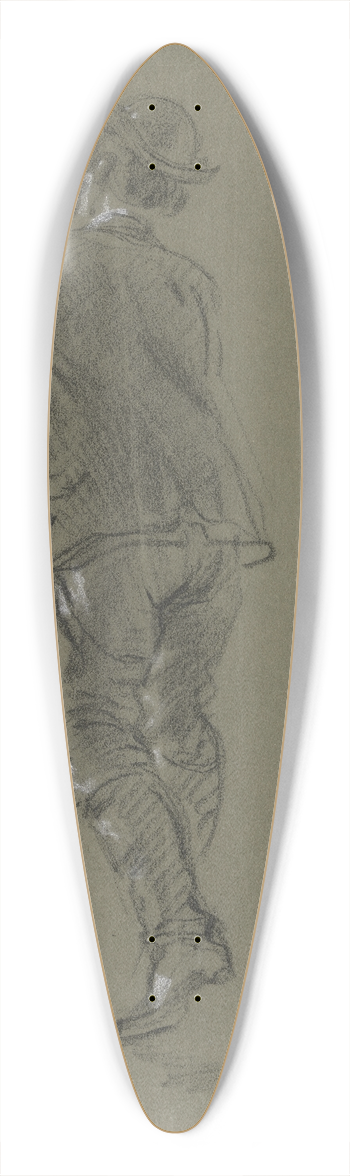Philipp Rumpf - Schlittschuhlufer und Stiefel 39.3 inch art pintail longboard deck