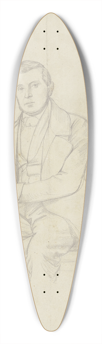 Philipp Winterwerb - Bildnis des Komponisten Christian Gottlieb Wolff 39.3 inch art pintail longboard deck