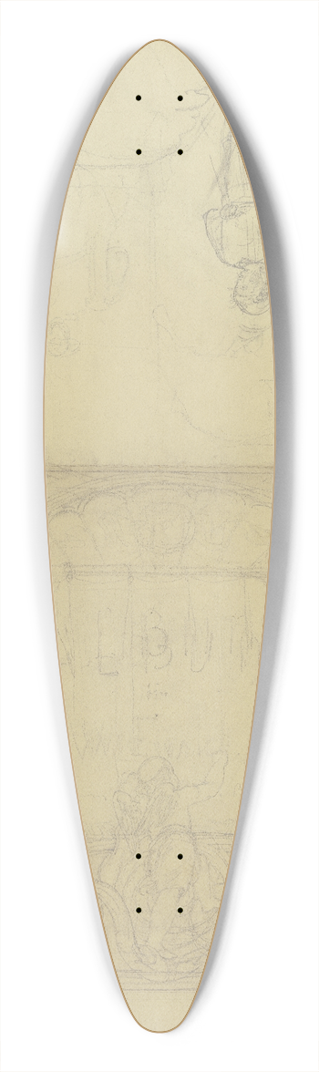 Philipp Winterwerb - Draft for a title page 39.3 inch art pintail longboard deck