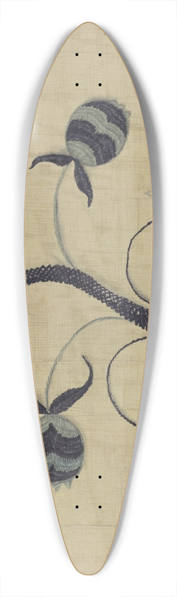 Phyllis Dorr - Bed Hanging 39.3 inch art pintail longboard deck