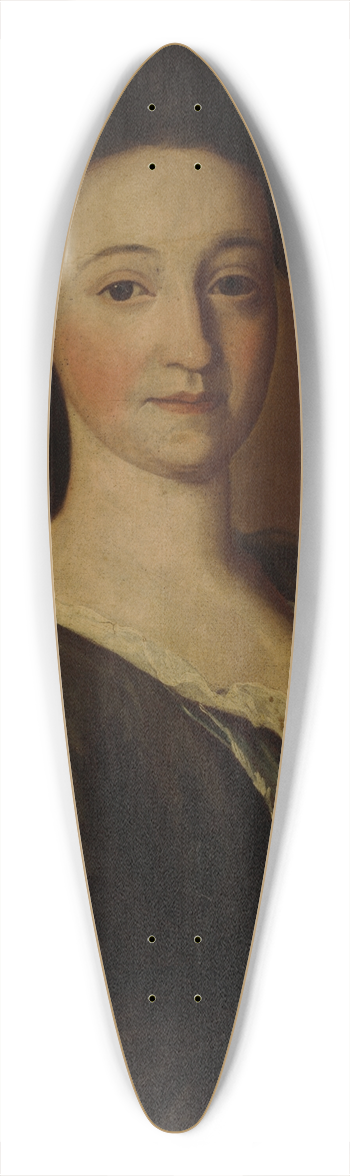 Pierpont Limner - Mrs. James Pierpont (MaryHooker) 39.3 inch art pintail longboard deck