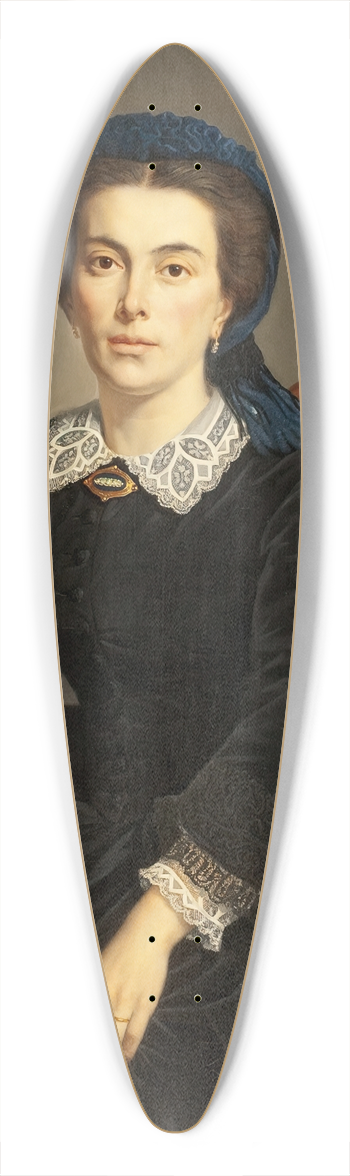Pierre-Auguste Cot - Portrait de Madame Gervais 39.3 inch art pintail longboard deck