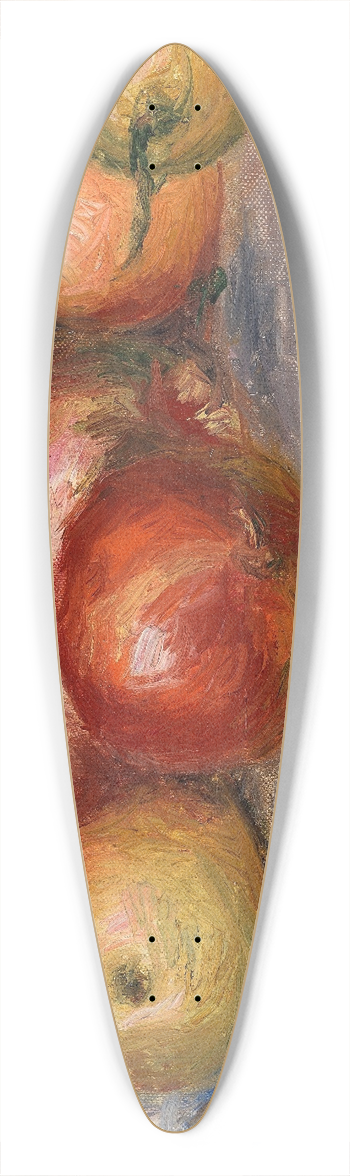 Pierre-Auguste Renoir - Apples, Orange, and Lemon (Pommes, oranges et citrons) 39.3 inch art pintail longboard deck