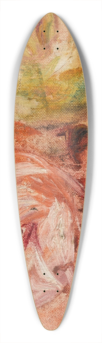 Pierre-Auguste Renoir - Deux roses 39.3 inch art pintail longboard deck