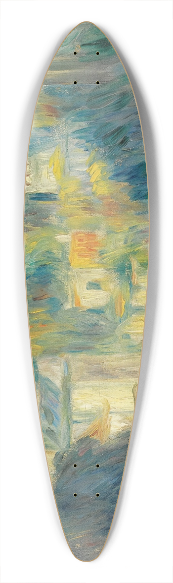 Pierre-Auguste Renoir - Paysage 39.3 inch art pintail longboard deck
