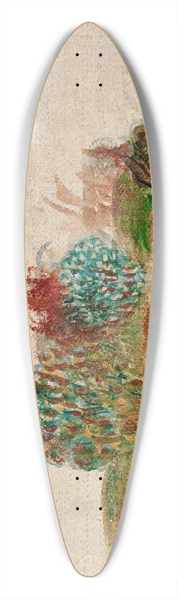 Pierre-Auguste Renoir - Paysage 39.3 inch art pintail longboard deck