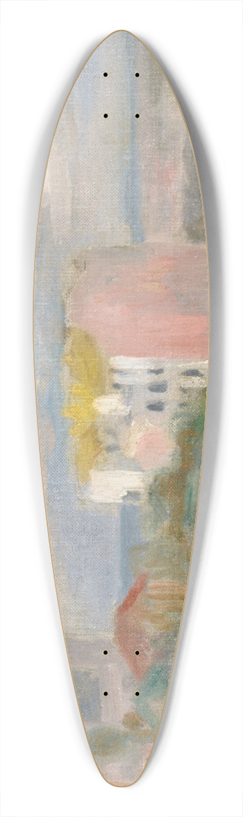 Pierre-Auguste Renoir - Paysage De Montmartre 39.3 inch art pintail longboard deck
