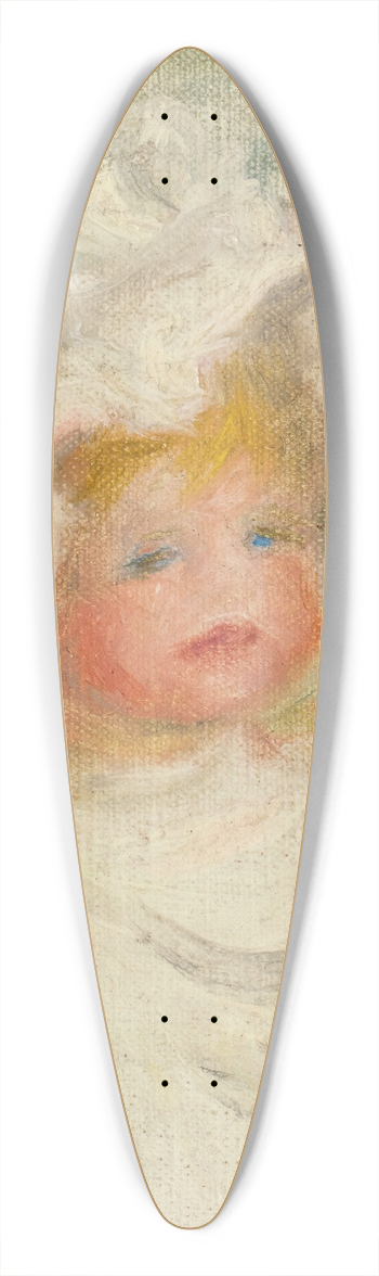 Pierre-Auguste Renoir - PortraitDe Coco Renoir 39.3 inch art pintail longboard deck