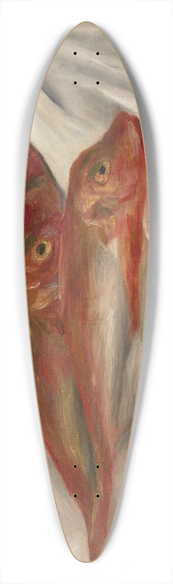 Pierre-Auguste Renoir - Rougets grondins 39.3 inch art pintail longboard deck
