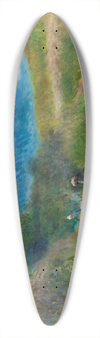 Pierre-Auguste Renoir - Route Berneval 39.3 inch art pintail longboard deck