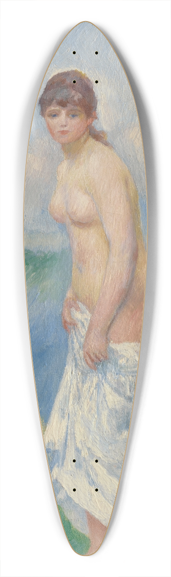 Pierre-Auguste Renoir - Standing Bather 39.3 inch art pintail longboard deck