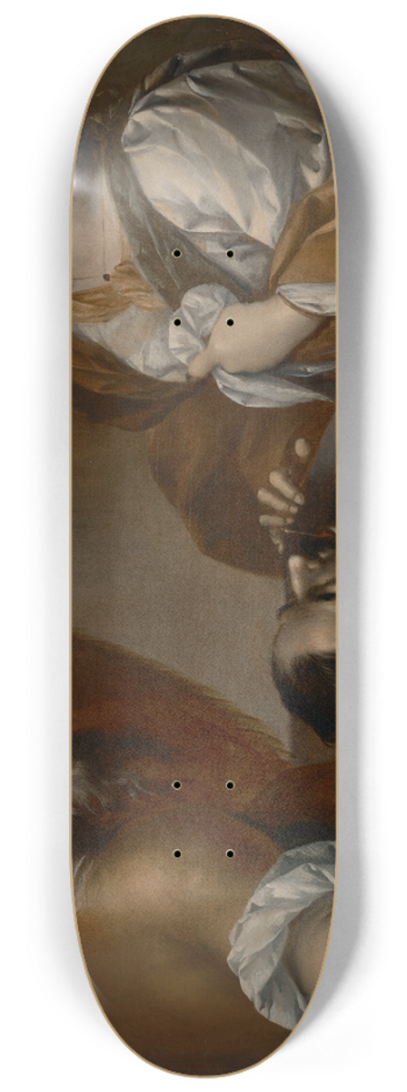 Giovanni Stefano Danedi - Herod and Herodias with the head of Saint John the Baptist 8.25 inch art skate deck