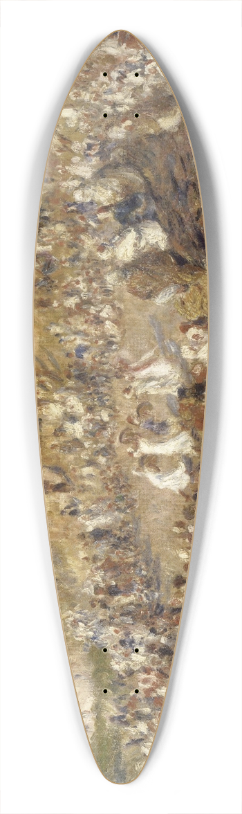 Pierre-Auguste Renoir - The Mosque 39.3 inch art pintail longboard deck