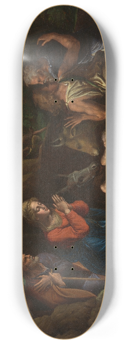 Girolamo Da Carpi - The Adoration of the Shepherds 8.25 inch art skate deck