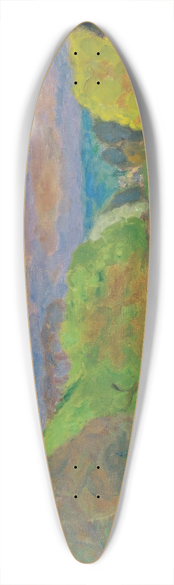 Pierre Bonnard - Le jardin public 39.3 inch art pintail longboard deck