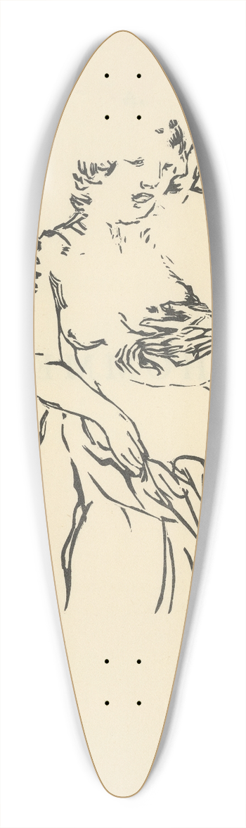 Pierre Bonnard - Notes sur lamour Pl 01 39.3 inch art pintail longboard deck