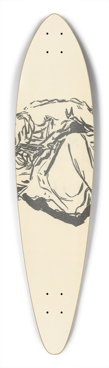 Pierre Bonnard - Notes sur lamour Pl 04 39.3 inch art pintail longboard deck