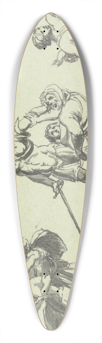 Pierre Brebiette - Der Bethlehemitische Kindermord 39.3 inch art pintail longboard deck