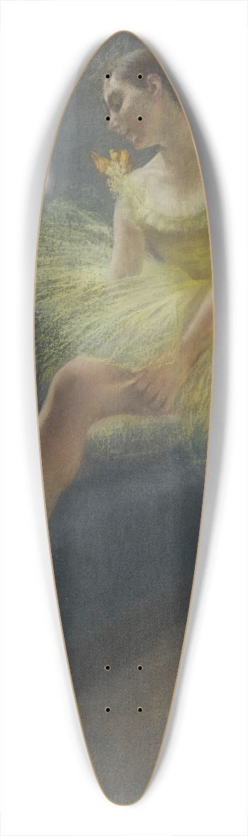 Pierre Carrier-Belleuse - La Danseuse 39.3 inch art pintail longboard deck