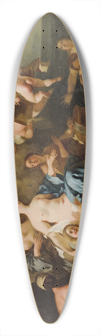 Pierre-Jacques Cazes - Venus And Mercury 39.3 inch art pintail longboard deck