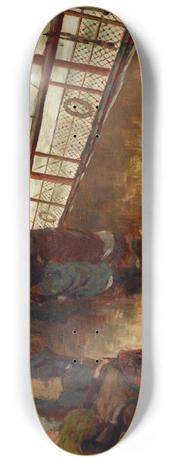 Girolamo Nerli - The voyagers 8.25 inch art skate deck