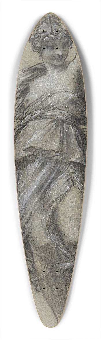 Pierre-Paul Prud'hon - Danseuse au triangle 39.3 inch art pintail longboard deck