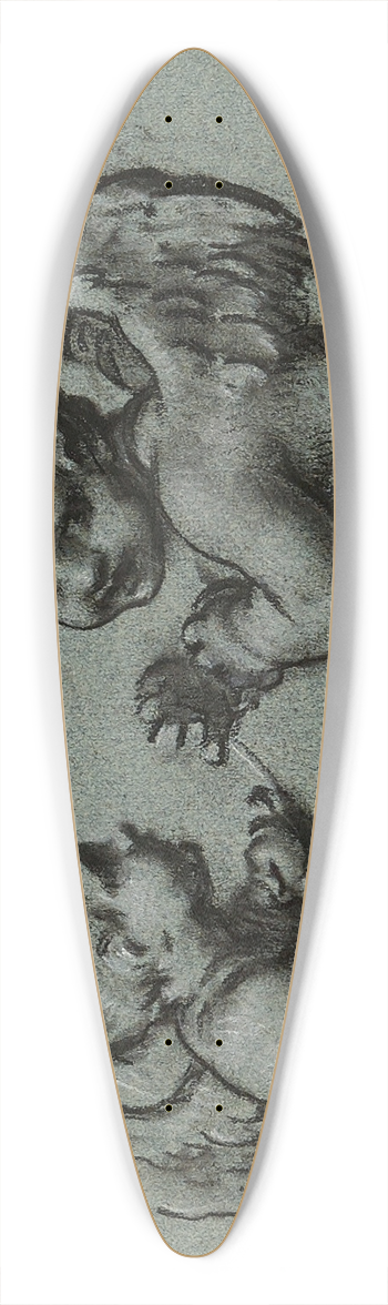 Pierre-Paul Prud'hon - Les dvideurs 39.3 inch art pintail longboard deck