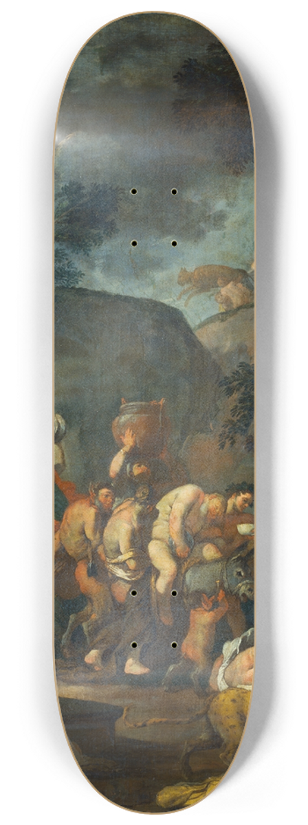 Giulio Carpioni - A Bacchanal 8.25 inch art skate deck