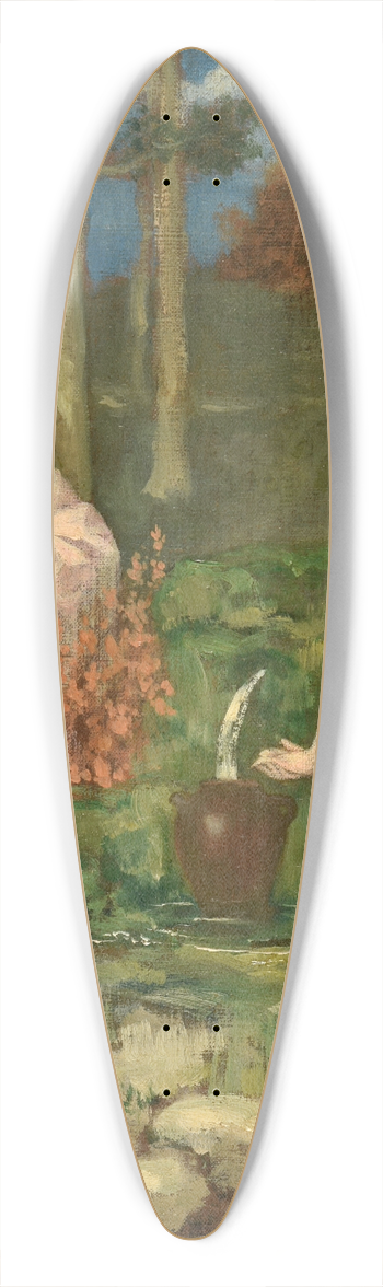 Pierre Puvis de Chavannes - La Source 39.3 inch art pintail longboard deck