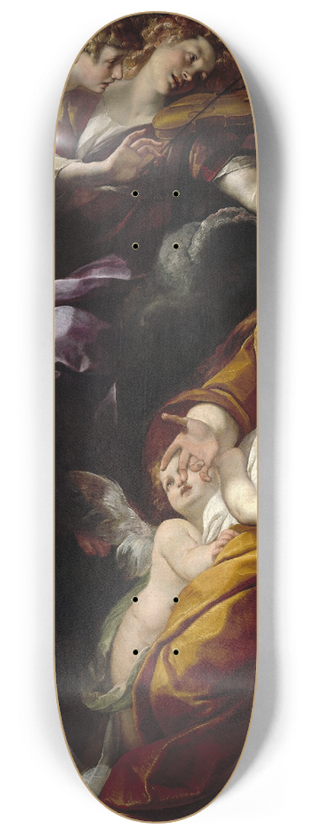 Giulio Cesare Procaccini - The Ecstasy of the Magdalen 8.25 inch art skate deck