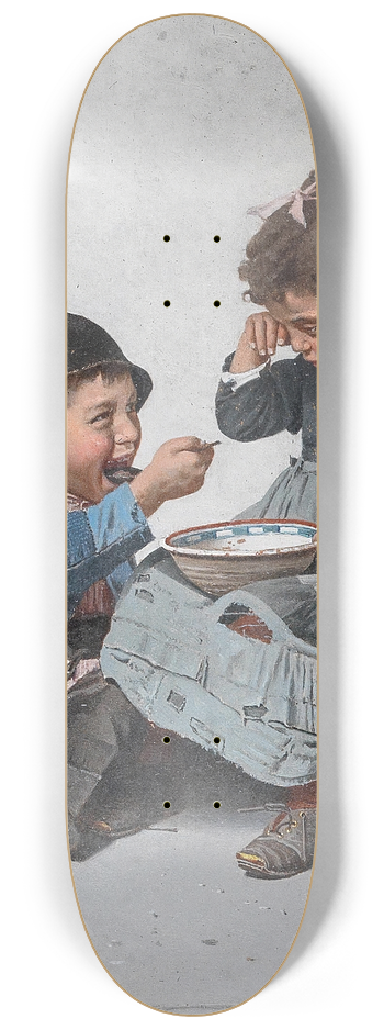 Giulio del Torre - A Bowl With Porridge 8.25 inch art skate deck