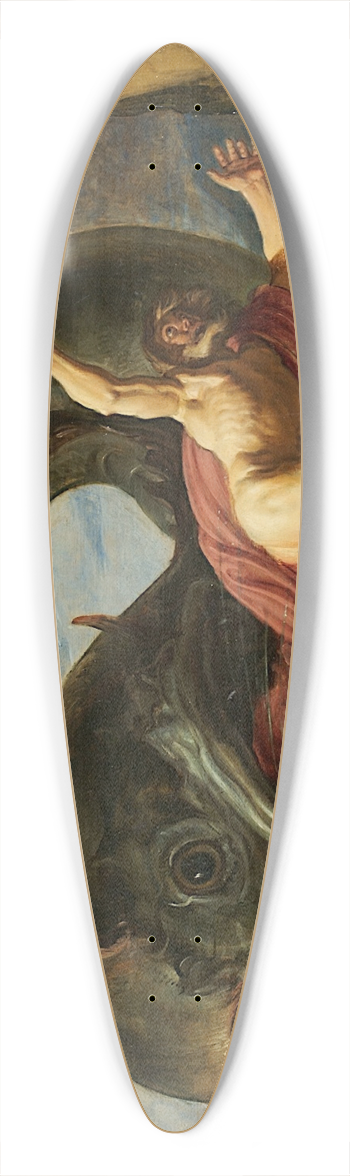 Pieter Lastman - Jonah and the Whale 39.3 inch art pintail longboard deck