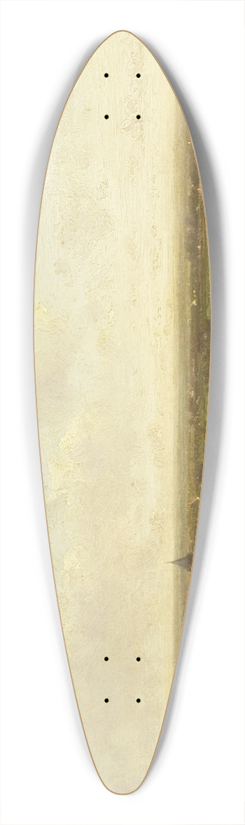Pieter Lodewijk Francisco Kluyver - Distant View with a Village 39.3 inch art pintail longboard deck