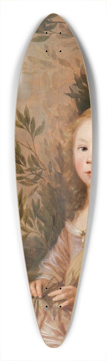 Pieter Nason - Mdchenportrt 39.3 inch art pintail longboard deck
