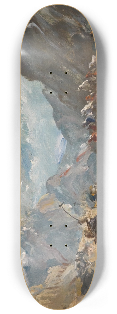 Alexandre Jacovleff - Polo Game AtMisgar 8.25 inch art skate deck