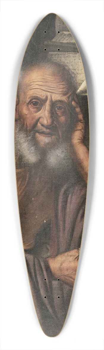 Pietro Bellotti - Socrates 39.3 inch art pintail longboard deck