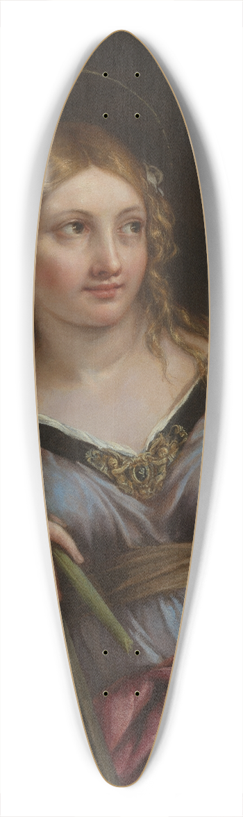 Pietro da Cortona - St. Martina 39.3 inch art pintail longboard deck