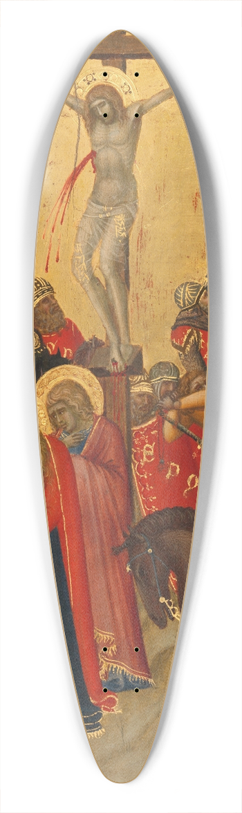 Pietro Lorenzetti - The Crucifixion 39.3 inch art pintail longboard deck
