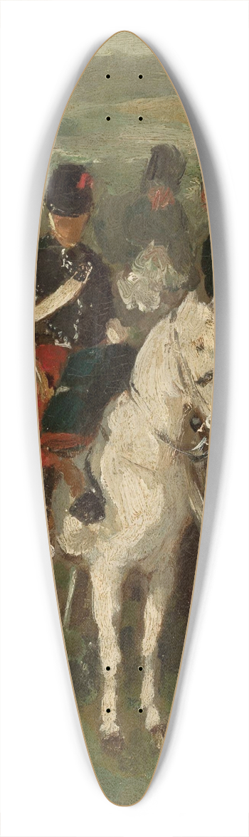 Piotr Michaowski - Cavalry 39.3 inch art pintail longboard deck