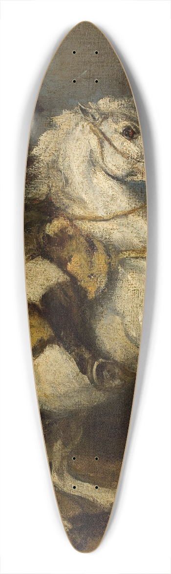 Piotr Michaowski - Napoleon on horseback 39.3 inch art pintail longboard deck