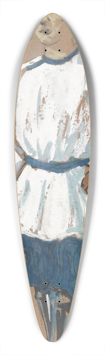 Plinio Codognato - Vasca 39.3 inch art pintail longboard deck