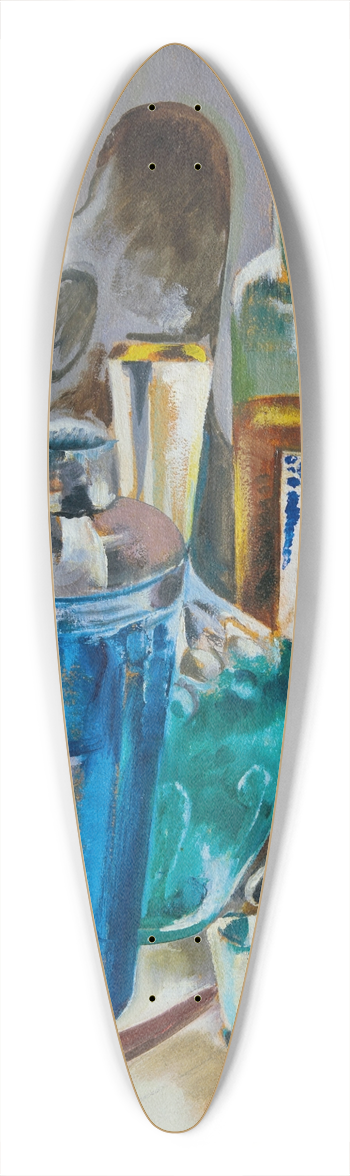 Preston Dickinson - The Artists Table 39.3 inch art pintail longboard deck