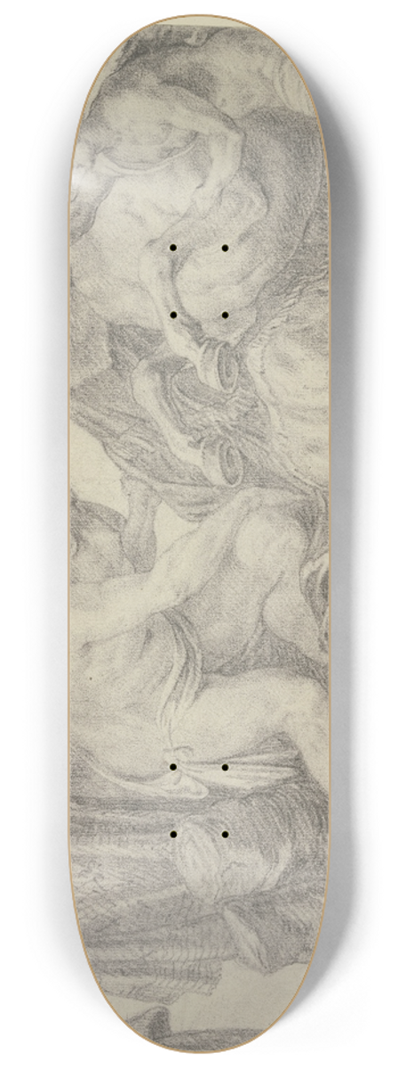 Abraham van Diepenbeeck - The adoration of the Kings 8.25 inch art skate deck