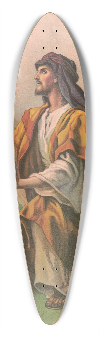 Providence Lith. Co - Jacobs vision and Gods promise 39.3 inch art pintail longboard deck