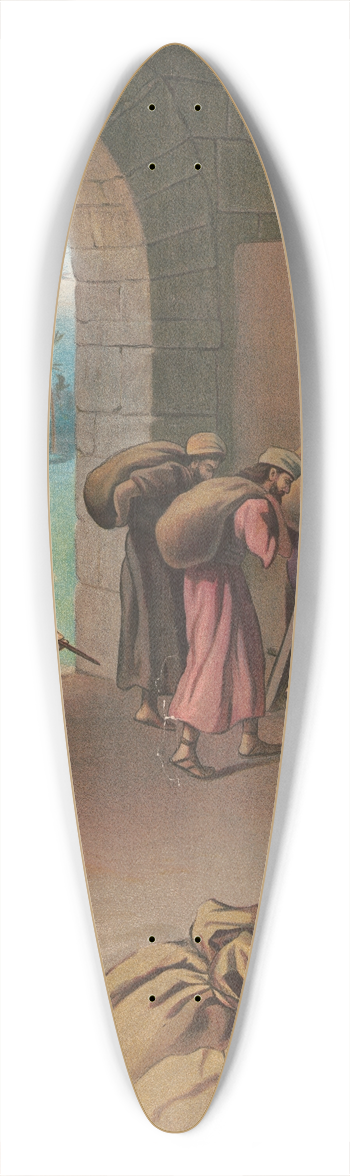 Providence Lith. Co - Preparation for the messiah 39.3 inch art pintail longboard deck