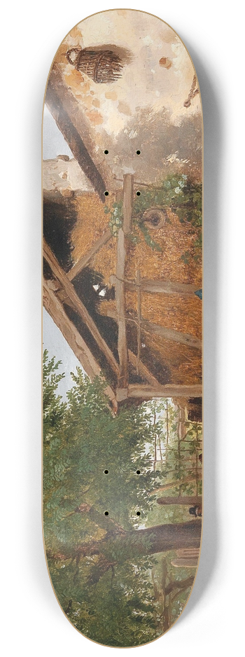 Giuseppe Canella - Scene of Italian Folk Life 8.25 inch art skate deck